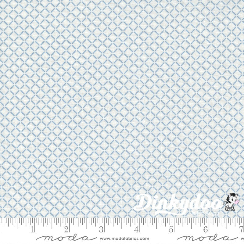 Nantucket Summer - Sail Check in Cream Blue - Camille Roskelley - Moda (Pre-order: Aug 2025)