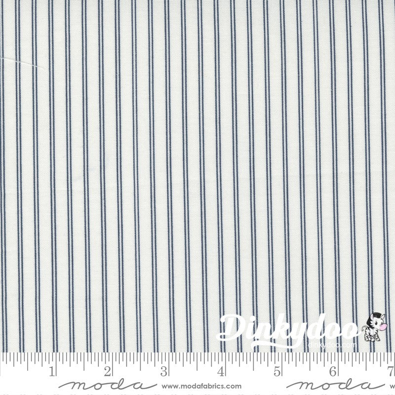 Nantucket Summer - Stripe in Cream Navy - Camille Roskelley - Moda (Pre-order: Aug 2025)