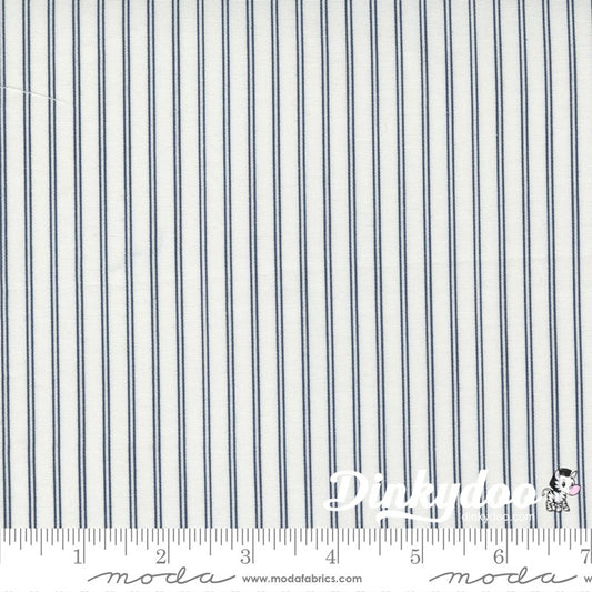 Nantucket Summer - Stripe in Cream Navy - Camille Roskelley - Moda (Pre-order: Aug 2025)