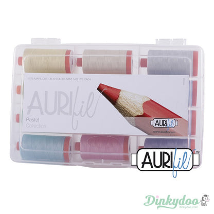 The Pastel Collection 50wt - Aurifil (FREE STORAGE CASE) (Pre-order: Nov 2024)