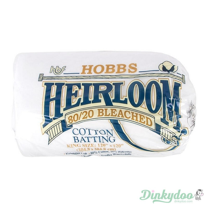 Hobbs Heirloom Bleached 80/20 Cotton/Poly Blend Batting - King Size