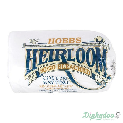 Hobbs Heirloom Bleached 80/20 Cotton/Poly Blend Batting - King Size