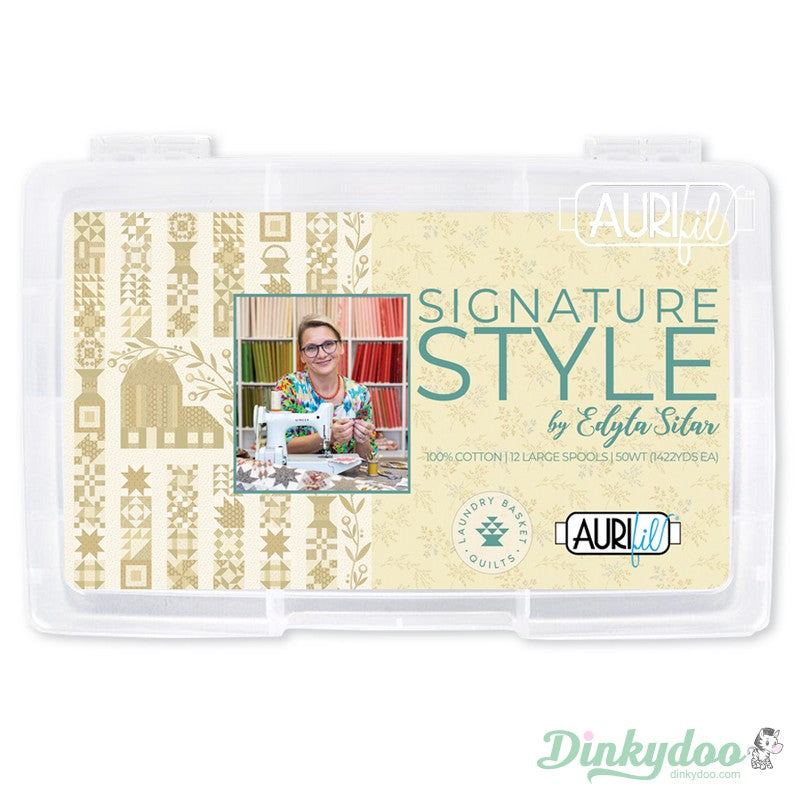 Edyta Sitar - Signature Style 50wt - Aurifil (FREE STORAGE CASE) (Pre-order: Nov 2024)