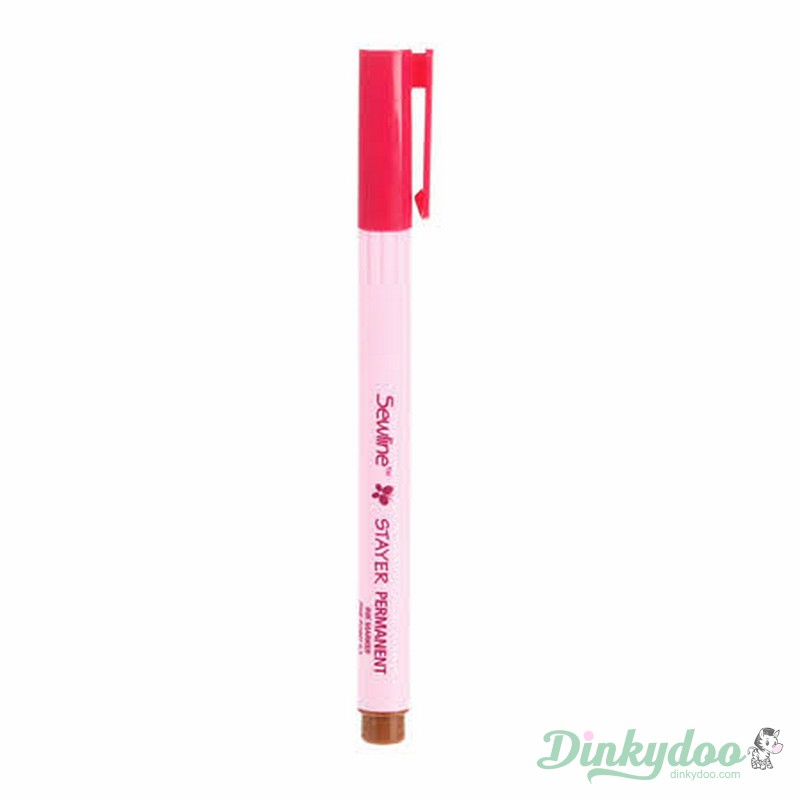 Sewline Stayer Permanent Marker - Brown