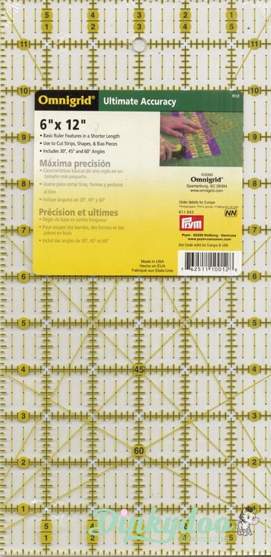 Omnigrid Quilters Ruler - Rotary Basics - 3pc