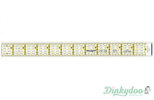 Omnigrid Ruler 1" x 12.5" - Omnigrid