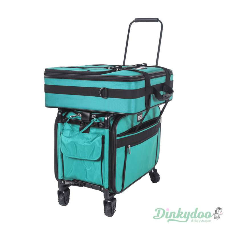 Tutto Machine on Wheels Carrying Case - Medium (Turquoise) (Pre-order: –  Dinkydoo Fabrics