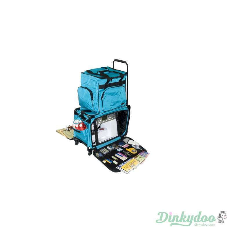 Tutto Machine on Wheels Carrying Case - Medium (Turquoise) (Pre-order: –  Dinkydoo Fabrics