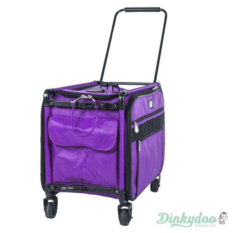 TUTTO Machine On Wheels Case, Purple 