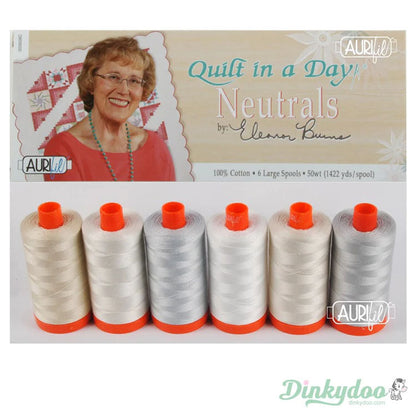 Designer Collection - Quilt in a Day Neutrals 50wt - Aurifil (Pre-order: Feb 2025)