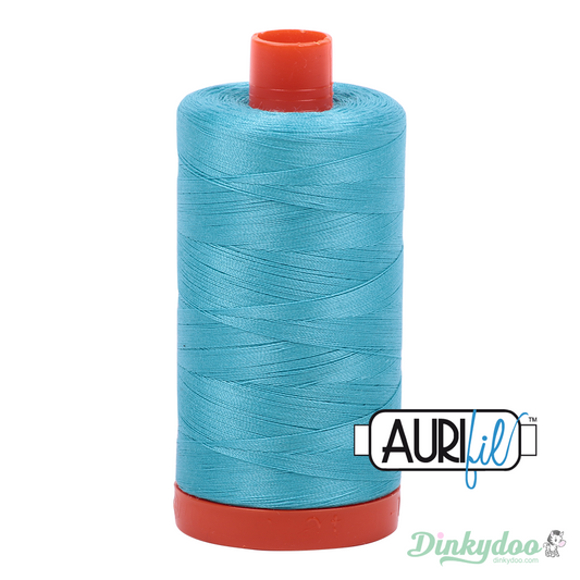 Aurifil Thread - Bright Turquoise (5005) - 50wt 1422 yd (Pre-order: Apr 2025)