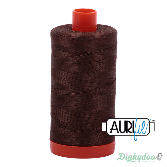 Aurifil Thread - Medium Bark (1285) - 50wt 1422 yd (Pre-order: Apr 2025)