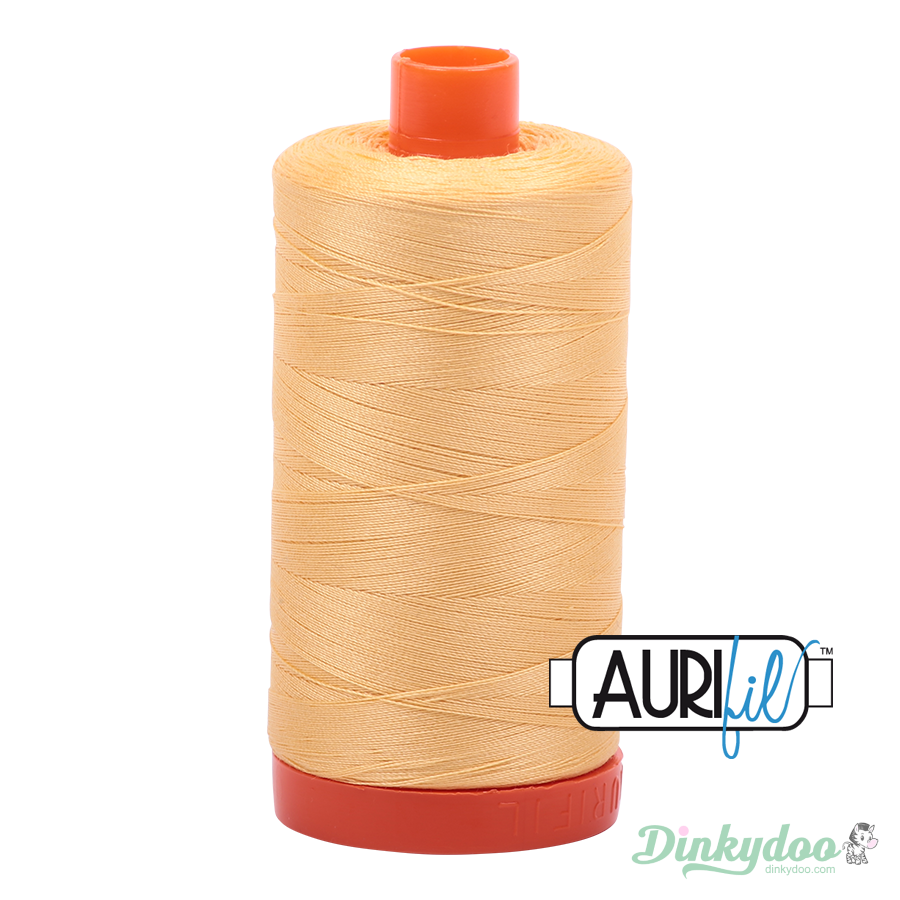 Aurifil Thread - Medium Butter (2130) - 50wt 1422 yd (Pre-order: Apr 2025)