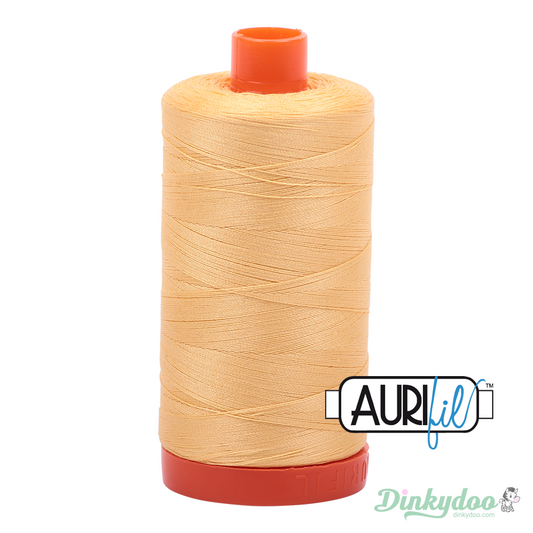 Aurifil Thread - Medium Butter (2130) - 50wt 1422 yd (Pre-order: Apr 2025)