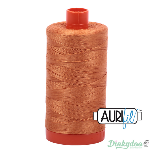 Aurifil Thread - Medium Orange (5009) - 50wt 1422 yd (Pre-order: Apr 2025)