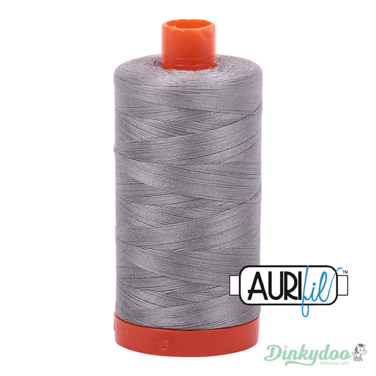 Aurifil Thread - Stainless Steel (2620) - 50wt 1422 yd (Pre-order: Apr 2025)