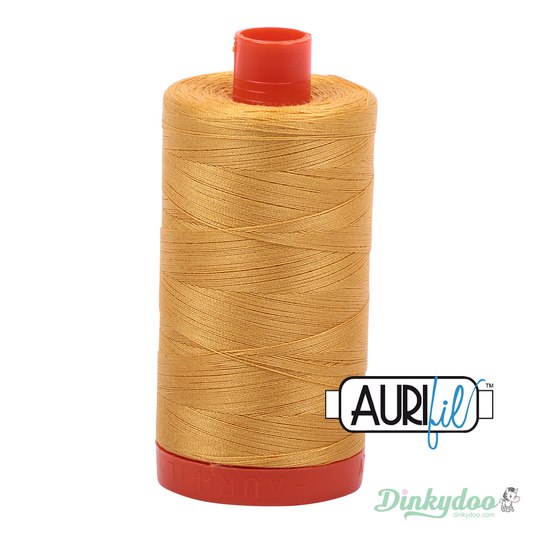 Aurifil Thread - Tarnished Gold (2132) - 50wt 1422 yd (Pre-order: Apr 2025)