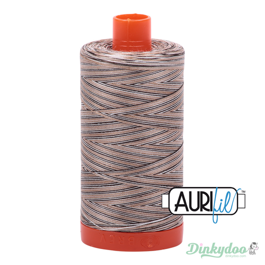 Aurifil Thread - Nutty Nougat Variegated (4667) - 50wt 1422 yd (Pre-order: Apr 2025)