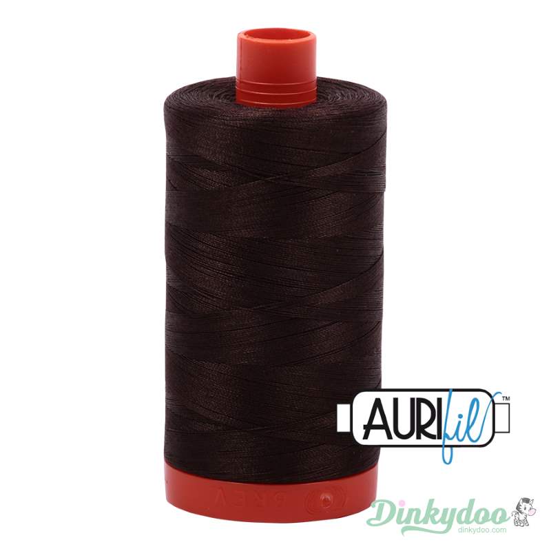 Aurifil Thread - Dark Brown (5024) - 50wt 1422 yd (Pre-order: Apr 2025)