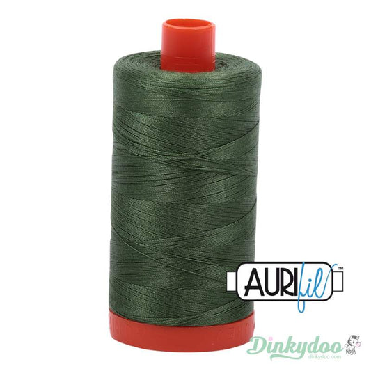 Aurifil Thread - Very Dark Grass Green (2890) - 50wt 1422 yd (Pre-order: Apr 2025)