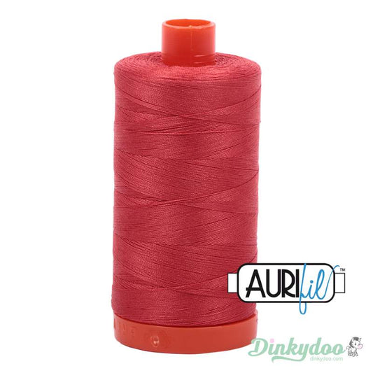 Aurifil Thread - Dark Red Orange (2255) - 50wt 1422 yd (Pre-order: Apr 2025)