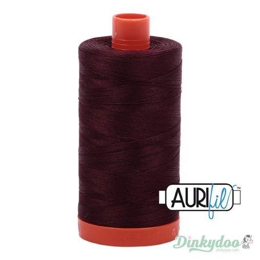 Aurifil Thread - Dark Wine (2468) - 50wt 1422 yd (Pre-order: Apr 2025)