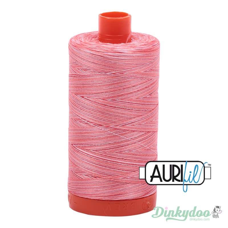 Aurifil Thread - Flamingo Variegated (4250) - 50wt 1422 yd (Pre-order: Apr 2025)