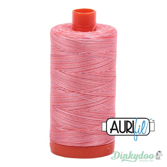 Aurifil Thread - Flamingo Variegated (4250) - 50wt 1422 yd (Pre-order: Apr 2025)