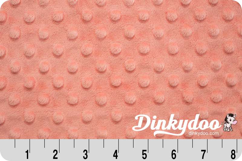 Cuddle Dimple Wideback (Minky) (60") - Papaya - Full Bolt (10m)