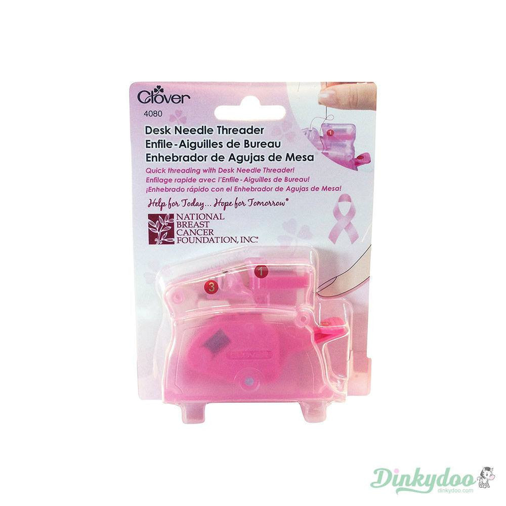 Clover Desktop Needle Threader (Pink) 4080