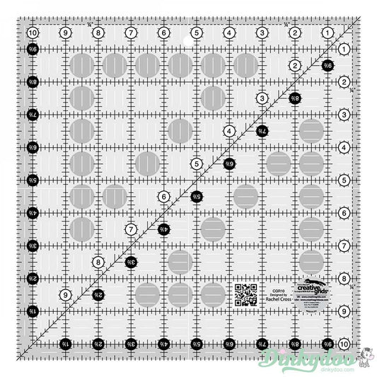 Creative Grids - 10.5" Quilt Ruler (Pre-order: Oct 2024)