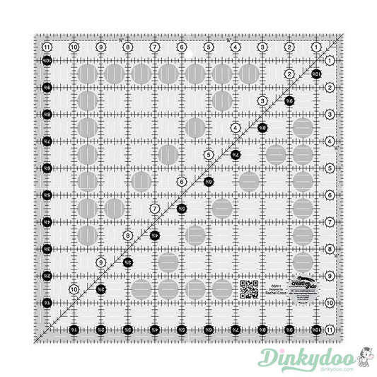 Creative Grids - 11.5" x 11.5" Quilt Ruler (Pre-order: Oct 2024)