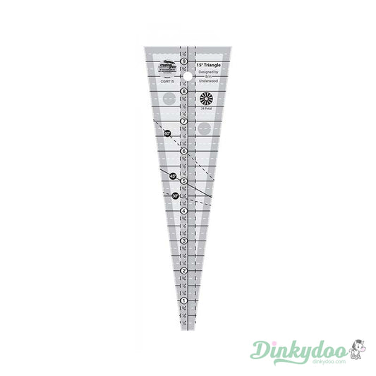 Creative Grids - 15 Degree Triangle Ruler (Pre-order: Oct 2024)