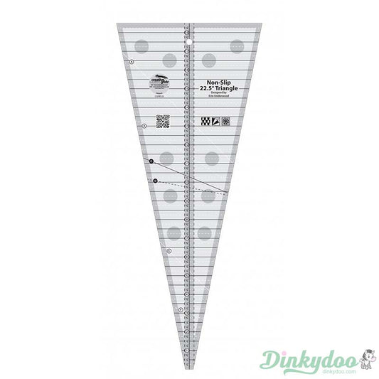 Creative Grids - 22.5 Degree Triangle Quilt Ruler (Pre-order: Oct 2024)