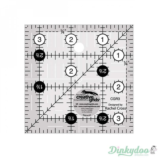 Creative Grids - 3.5" Quilt Ruler (Pre-order: Oct 2024)