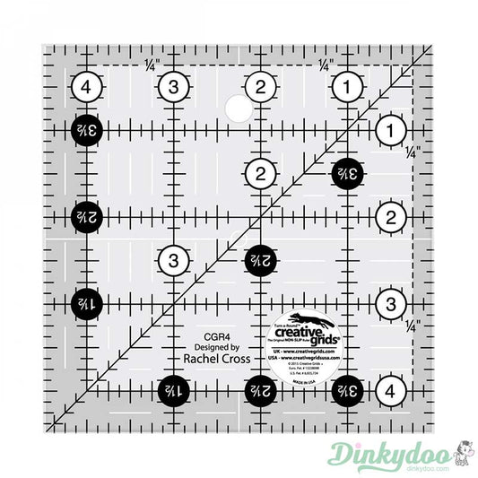 Creative Grids - 4.5" Quilt Ruler (Pre-order: Oct 2024)