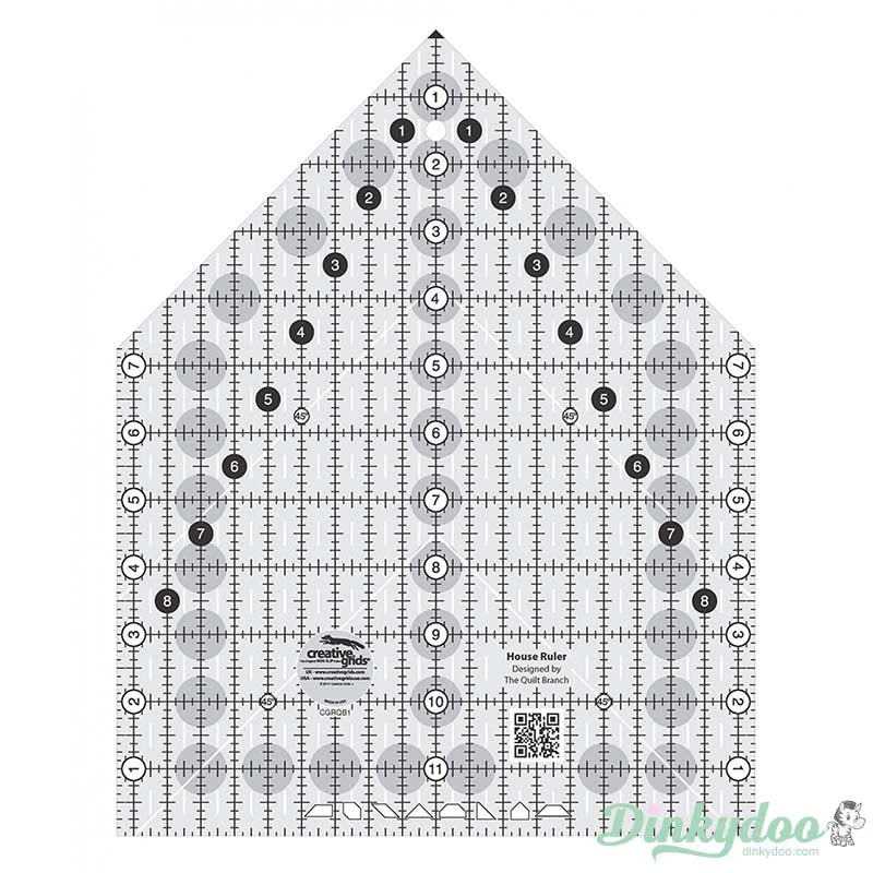 Creative Grids - House Quilt Ruler (Pre-order: Nov 2024)