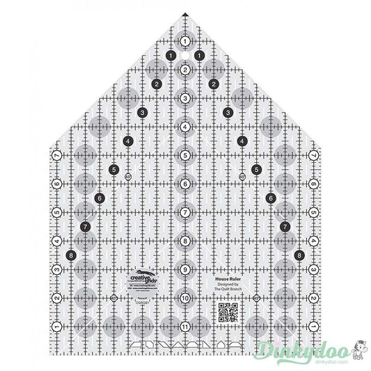 Creative Grids - House Quilt Ruler (Pre-order: Oct 2024)