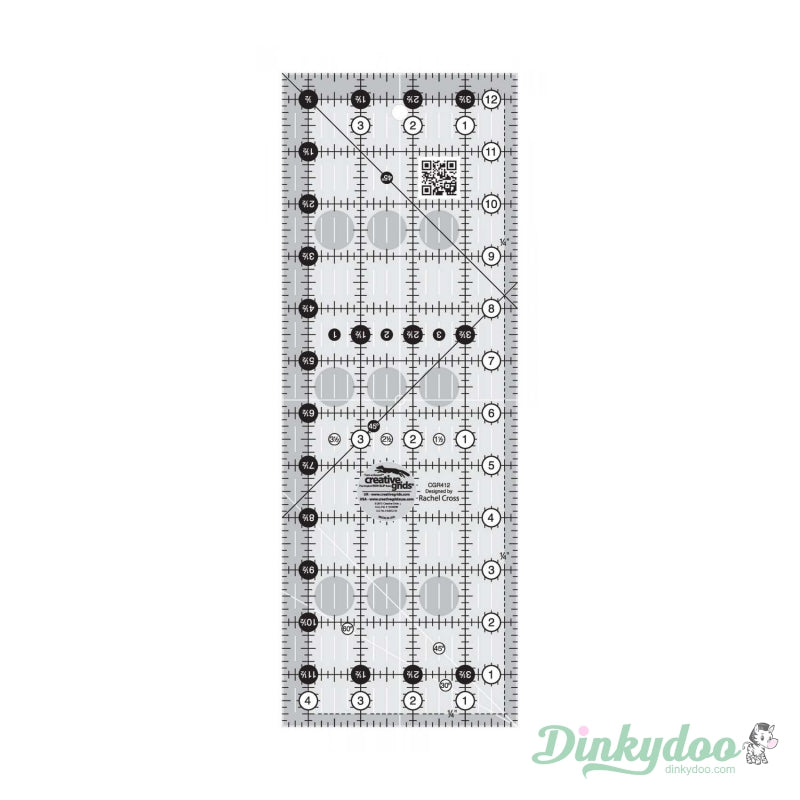 Creative Grids - 4.5" x 12.5" Quilt Ruler (Pre-order: Nov 2024)