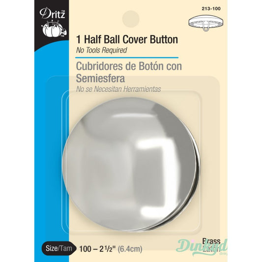 1 Half Ball Cover Button - Dritz