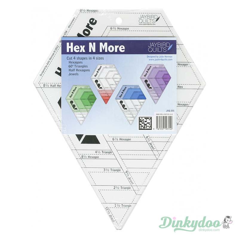 Hex N More Ruler - Jaybird Quilts