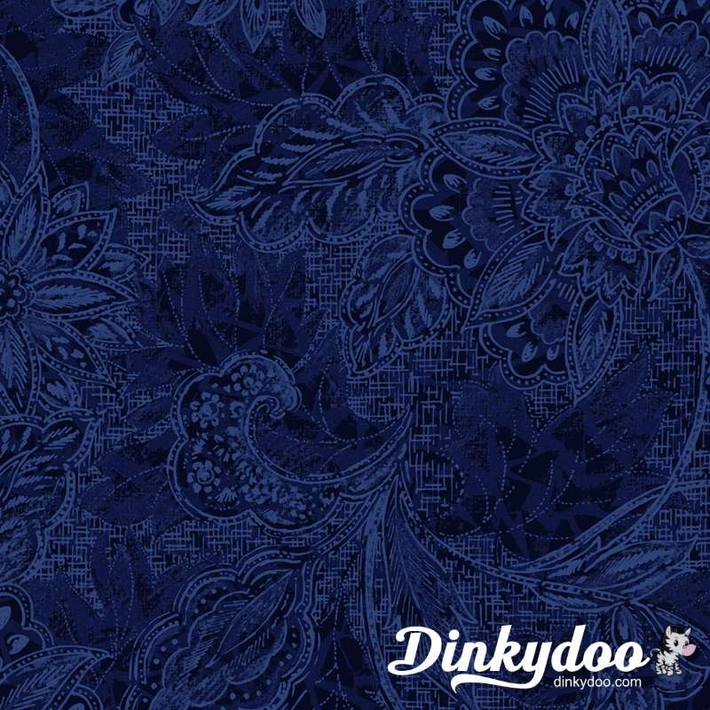 Shadows Jacquard Navy 118" Wideback - Oasis (Pre-order: Mar 2025)