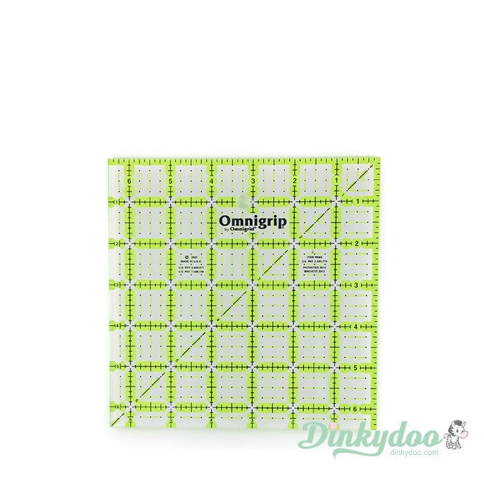 Omnigrip Non-Slip Quilters Ruler Square 6.5"