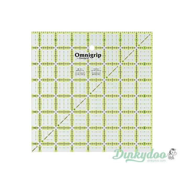 Omnigrip Non-Slip Quilters Ruler Square 7.5"