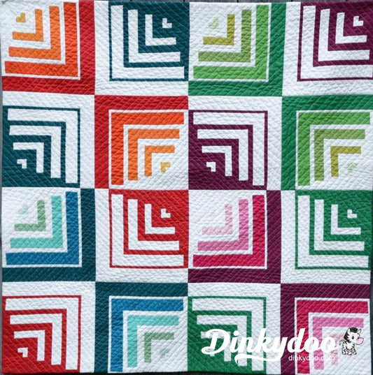 Round Peg Square Hole Quilt Pattern - Poppyprint